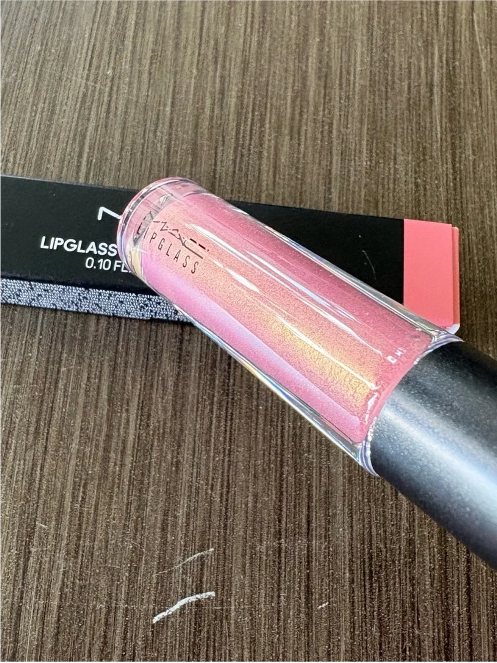 MAC 2pc Lipglass + Pencil Liner, Nymphette Edge to Edge